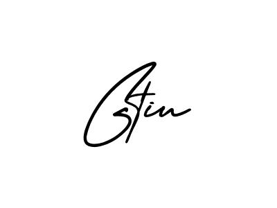 Gtiu stylish signature style. Best Handwritten Sign (AmerikaSignatureDemo-Regular) for my name. Handwritten Signature Collection Ideas for my name Gtiu. Gtiu signature style 3 images and pictures png