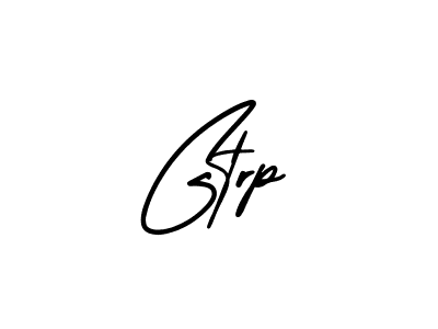 Gtrp stylish signature style. Best Handwritten Sign (AmerikaSignatureDemo-Regular) for my name. Handwritten Signature Collection Ideas for my name Gtrp. Gtrp signature style 3 images and pictures png