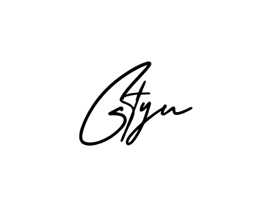 Also we have Gtyu name is the best signature style. Create professional handwritten signature collection using AmerikaSignatureDemo-Regular autograph style. Gtyu signature style 3 images and pictures png