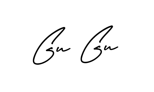 AmerikaSignatureDemo-Regular is a professional signature style that is perfect for those who want to add a touch of class to their signature. It is also a great choice for those who want to make their signature more unique. Get Gu Gu name to fancy signature for free. Gu Gu signature style 3 images and pictures png