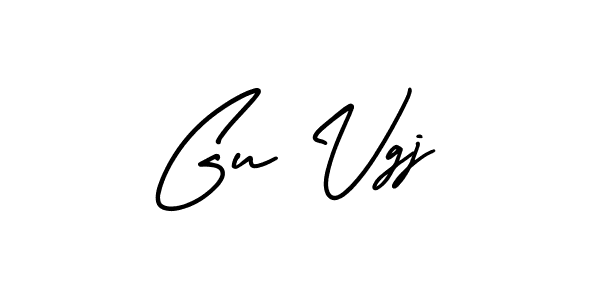 It looks lik you need a new signature style for name Gu Vgj. Design unique handwritten (AmerikaSignatureDemo-Regular) signature with our free signature maker in just a few clicks. Gu Vgj signature style 3 images and pictures png