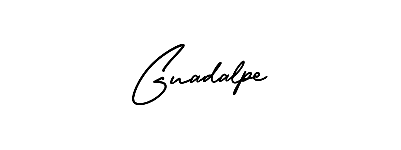 This is the best signature style for the Guadalpe name. Also you like these signature font (AmerikaSignatureDemo-Regular). Mix name signature. Guadalpe signature style 3 images and pictures png