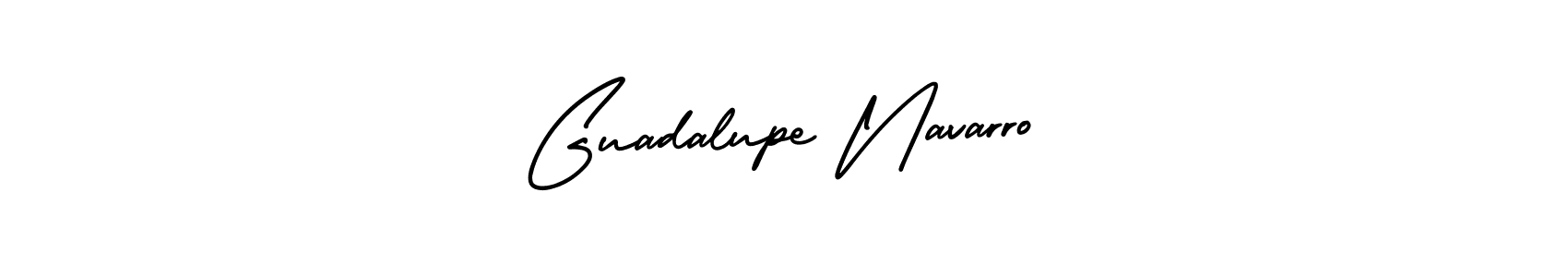 Use a signature maker to create a handwritten signature online. With this signature software, you can design (AmerikaSignatureDemo-Regular) your own signature for name Guadalupe Navarro. Guadalupe Navarro signature style 3 images and pictures png