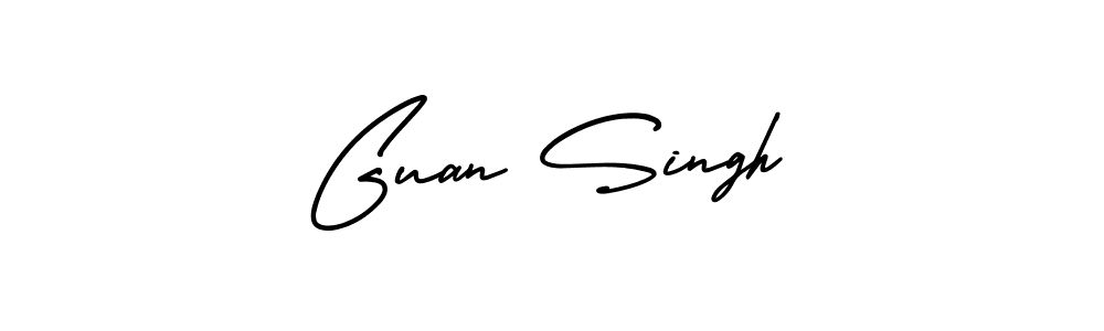 AmerikaSignatureDemo-Regular is a professional signature style that is perfect for those who want to add a touch of class to their signature. It is also a great choice for those who want to make their signature more unique. Get Guan Singh name to fancy signature for free. Guan Singh signature style 3 images and pictures png