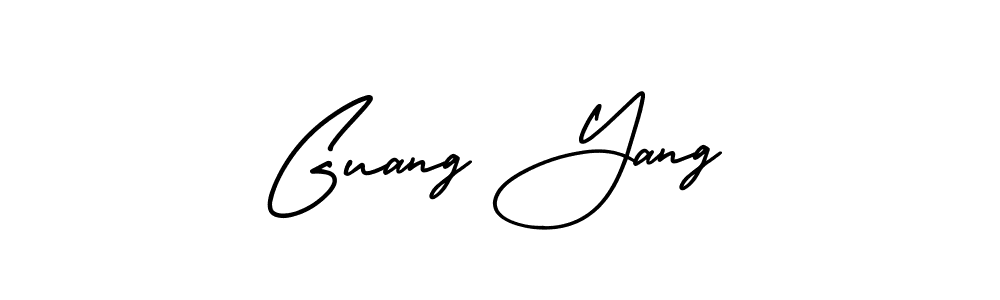 Also we have Guang Yang name is the best signature style. Create professional handwritten signature collection using AmerikaSignatureDemo-Regular autograph style. Guang Yang signature style 3 images and pictures png