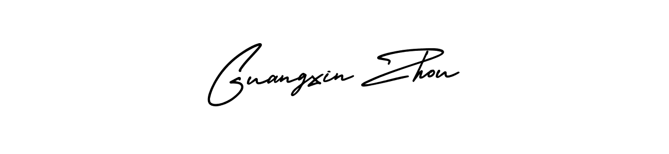 if you are searching for the best signature style for your name Guangxin Zhou. so please give up your signature search. here we have designed multiple signature styles  using AmerikaSignatureDemo-Regular. Guangxin Zhou signature style 3 images and pictures png