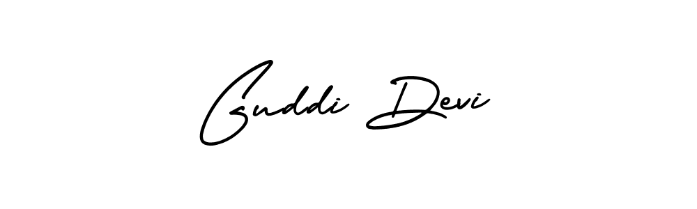How to make Guddi Devi signature? AmerikaSignatureDemo-Regular is a professional autograph style. Create handwritten signature for Guddi Devi name. Guddi Devi signature style 3 images and pictures png
