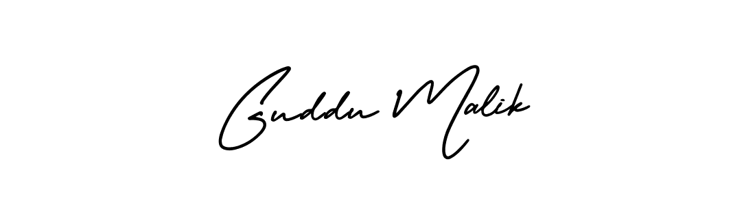 Make a beautiful signature design for name Guddu Malik. Use this online signature maker to create a handwritten signature for free. Guddu Malik signature style 3 images and pictures png