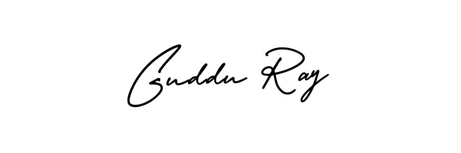 Best and Professional Signature Style for Guddu Ray. AmerikaSignatureDemo-Regular Best Signature Style Collection. Guddu Ray signature style 3 images and pictures png