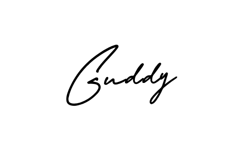 Also You can easily find your signature by using the search form. We will create Guddy name handwritten signature images for you free of cost using AmerikaSignatureDemo-Regular sign style. Guddy signature style 3 images and pictures png