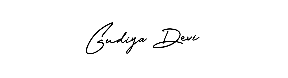 Design your own signature with our free online signature maker. With this signature software, you can create a handwritten (AmerikaSignatureDemo-Regular) signature for name Gudiya Devi. Gudiya Devi signature style 3 images and pictures png