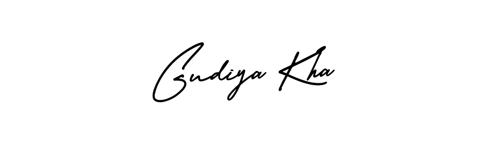 Also we have Gudiya Kha name is the best signature style. Create professional handwritten signature collection using AmerikaSignatureDemo-Regular autograph style. Gudiya Kha signature style 3 images and pictures png