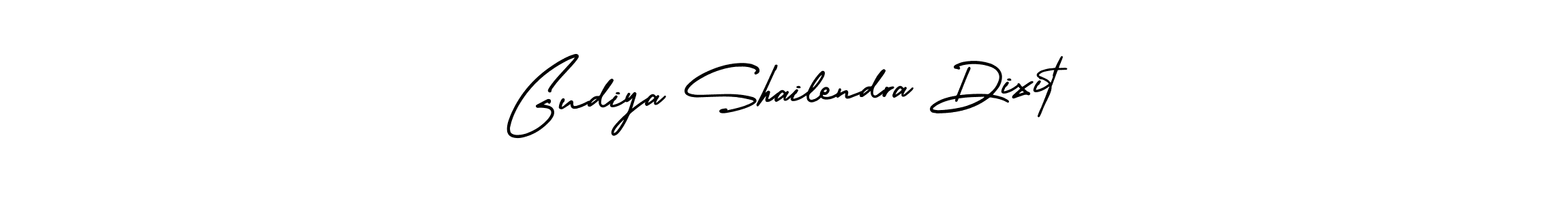 How to make Gudiya Shailendra Dixit signature? AmerikaSignatureDemo-Regular is a professional autograph style. Create handwritten signature for Gudiya Shailendra Dixit name. Gudiya Shailendra Dixit signature style 3 images and pictures png