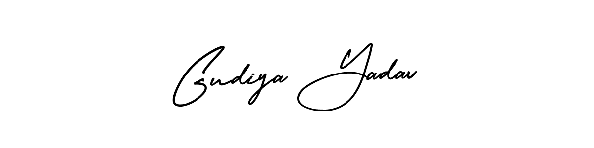 See photos of Gudiya Yadav official signature by Spectra . Check more albums & portfolios. Read reviews & check more about AmerikaSignatureDemo-Regular font. Gudiya Yadav signature style 3 images and pictures png