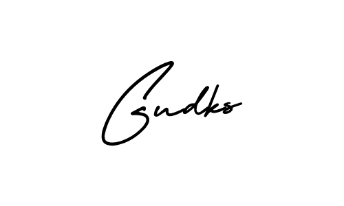 Make a beautiful signature design for name Gudks. Use this online signature maker to create a handwritten signature for free. Gudks signature style 3 images and pictures png