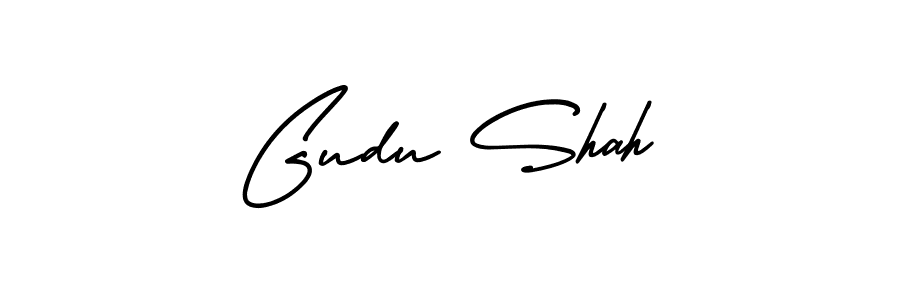 Also we have Gudu Shah name is the best signature style. Create professional handwritten signature collection using AmerikaSignatureDemo-Regular autograph style. Gudu Shah signature style 3 images and pictures png