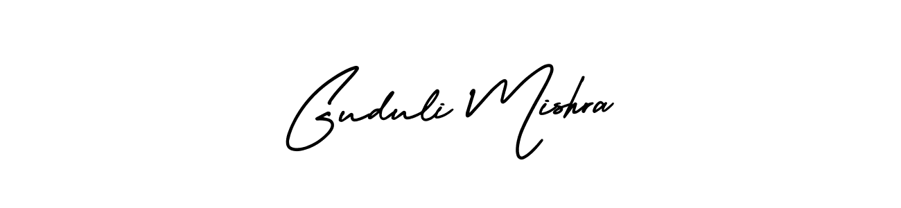 Make a short Guduli Mishra signature style. Manage your documents anywhere anytime using AmerikaSignatureDemo-Regular. Create and add eSignatures, submit forms, share and send files easily. Guduli Mishra signature style 3 images and pictures png