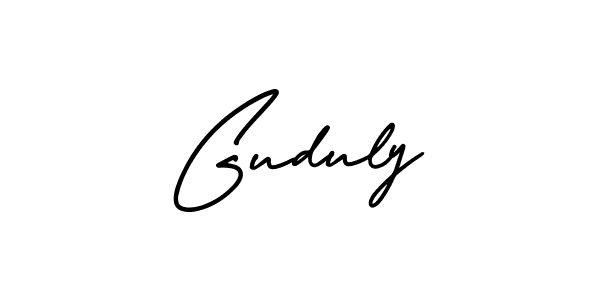 Make a beautiful signature design for name Guduly. Use this online signature maker to create a handwritten signature for free. Guduly signature style 3 images and pictures png