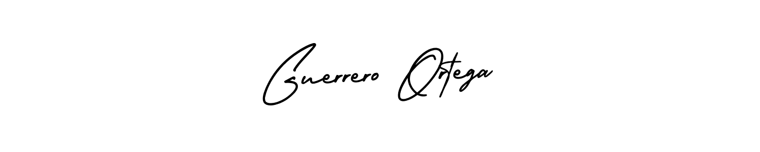 This is the best signature style for the Guerrero Ortega name. Also you like these signature font (AmerikaSignatureDemo-Regular). Mix name signature. Guerrero Ortega signature style 3 images and pictures png