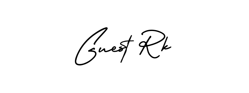 Also we have Guest Rk name is the best signature style. Create professional handwritten signature collection using AmerikaSignatureDemo-Regular autograph style. Guest Rk signature style 3 images and pictures png