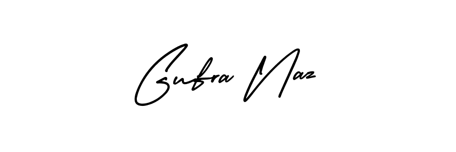 Create a beautiful signature design for name Gufra Naz. With this signature (AmerikaSignatureDemo-Regular) fonts, you can make a handwritten signature for free. Gufra Naz signature style 3 images and pictures png