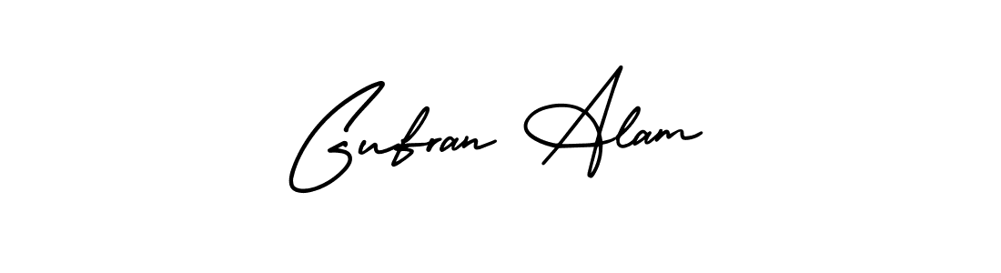 Also You can easily find your signature by using the search form. We will create Gufran Alam name handwritten signature images for you free of cost using AmerikaSignatureDemo-Regular sign style. Gufran Alam signature style 3 images and pictures png