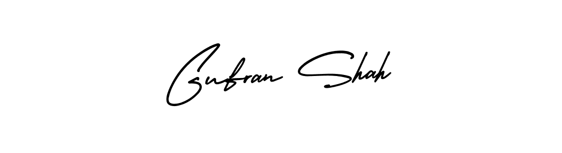 It looks lik you need a new signature style for name Gufran Shah. Design unique handwritten (AmerikaSignatureDemo-Regular) signature with our free signature maker in just a few clicks. Gufran Shah signature style 3 images and pictures png