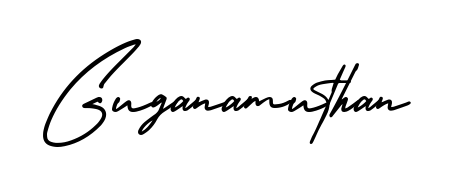 Explore multiple handwriting variations for Guganamuthan including this stunning AmerikaSignatureDemo-Regular design. Free to use across all platforms. Guganamuthan signature style 3 images and pictures png