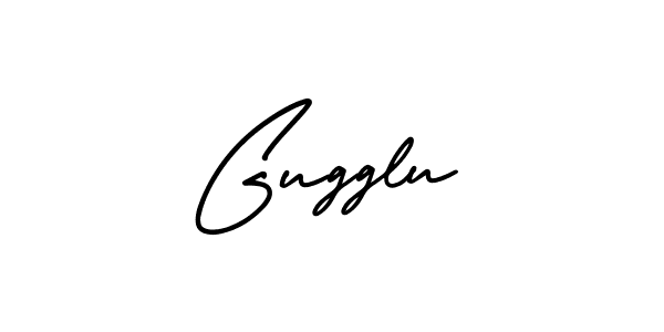 Gugglu stylish signature style. Best Handwritten Sign (AmerikaSignatureDemo-Regular) for my name. Handwritten Signature Collection Ideas for my name Gugglu. Gugglu signature style 3 images and pictures png