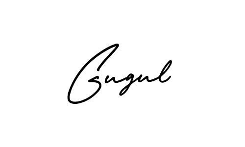 It looks lik you need a new signature style for name Gugul. Design unique handwritten (AmerikaSignatureDemo-Regular) signature with our free signature maker in just a few clicks. Gugul signature style 3 images and pictures png