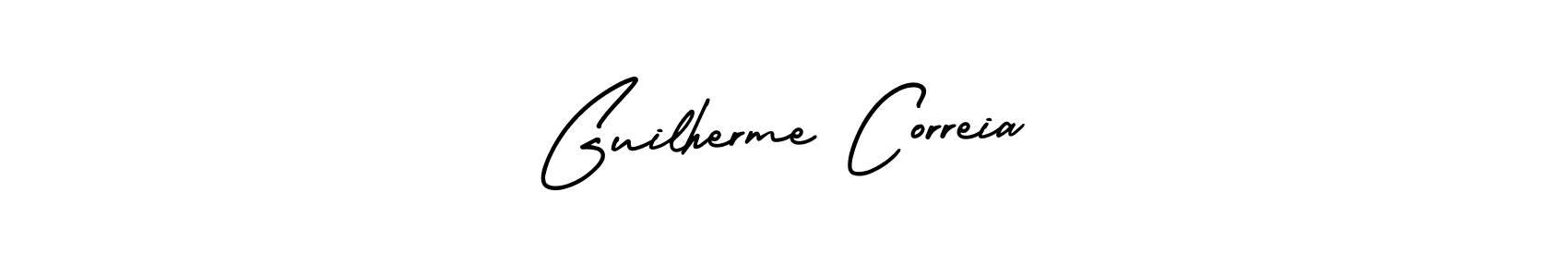 This is the best signature style for the Guilherme Correia name. Also you like these signature font (AmerikaSignatureDemo-Regular). Mix name signature. Guilherme Correia signature style 3 images and pictures png