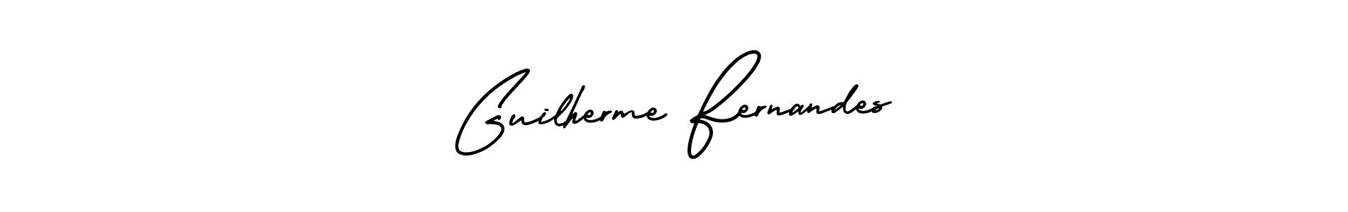 Make a beautiful signature design for name Guilherme Fernandes. With this signature (AmerikaSignatureDemo-Regular) style, you can create a handwritten signature for free. Guilherme Fernandes signature style 3 images and pictures png