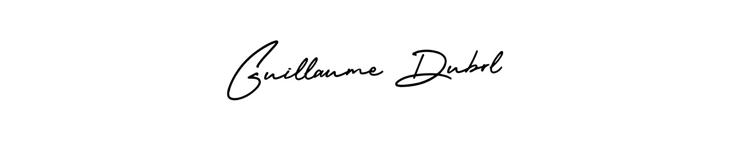 Create a beautiful signature design for name Guillaume Dubrl. With this signature (AmerikaSignatureDemo-Regular) fonts, you can make a handwritten signature for free. Guillaume Dubrl signature style 3 images and pictures png