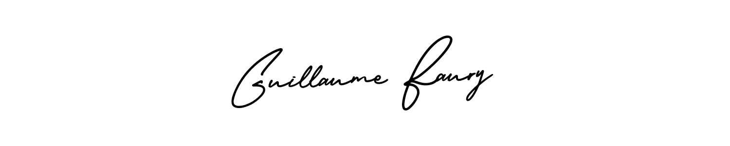 Design your own signature with our free online signature maker. With this signature software, you can create a handwritten (AmerikaSignatureDemo-Regular) signature for name Guillaume Faury. Guillaume Faury signature style 3 images and pictures png