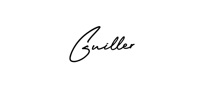 if you are searching for the best signature style for your name Guiller. so please give up your signature search. here we have designed multiple signature styles  using AmerikaSignatureDemo-Regular. Guiller signature style 3 images and pictures png