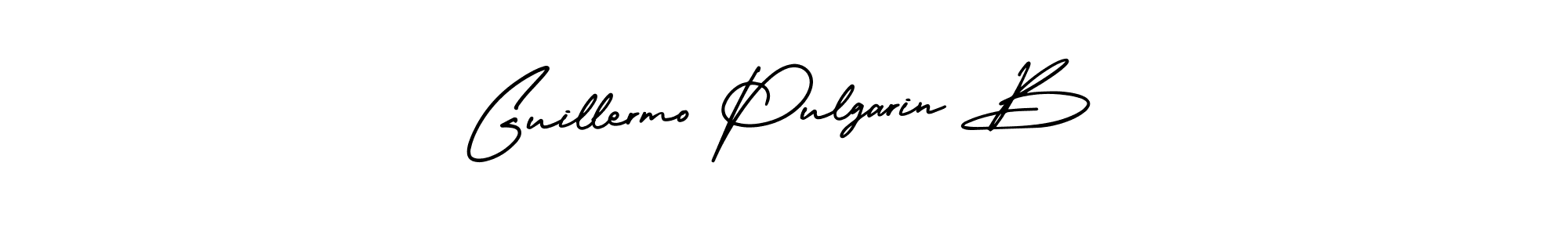 Make a beautiful signature design for name Guillermo Pulgarin B. Use this online signature maker to create a handwritten signature for free. Guillermo Pulgarin B signature style 3 images and pictures png