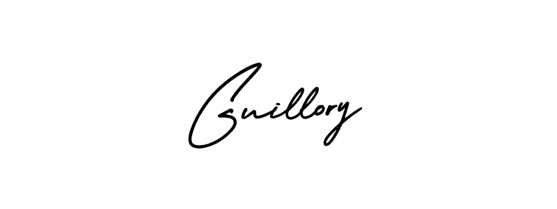 You should practise on your own different ways (AmerikaSignatureDemo-Regular) to write your name (Guillory) in signature. don't let someone else do it for you. Guillory signature style 3 images and pictures png