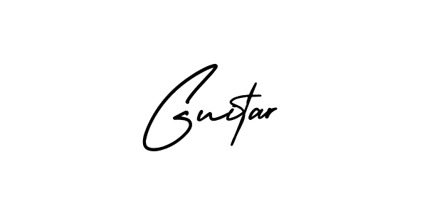 The best way (AmerikaSignatureDemo-Regular) to make a short signature is to pick only two or three words in your name. The name Guitar include a total of six letters. For converting this name. Guitar signature style 3 images and pictures png