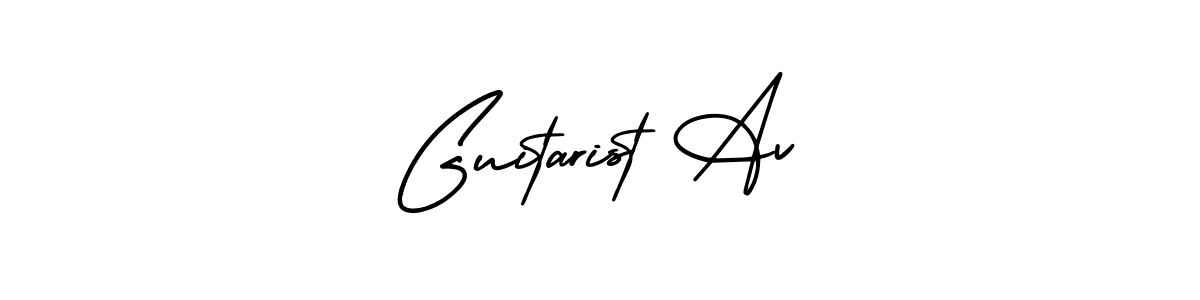 if you are searching for the best signature style for your name Guitarist Av. so please give up your signature search. here we have designed multiple signature styles  using AmerikaSignatureDemo-Regular. Guitarist Av signature style 3 images and pictures png