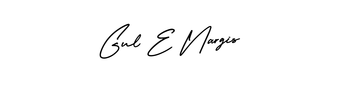 Gul E Nargis stylish signature style. Best Handwritten Sign (AmerikaSignatureDemo-Regular) for my name. Handwritten Signature Collection Ideas for my name Gul E Nargis. Gul E Nargis signature style 3 images and pictures png