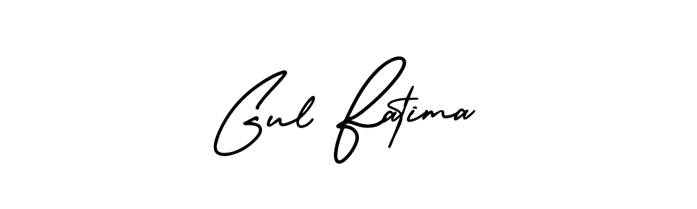 The best way (AmerikaSignatureDemo-Regular) to make a short signature is to pick only two or three words in your name. The name Gul Fatima include a total of six letters. For converting this name. Gul Fatima signature style 3 images and pictures png