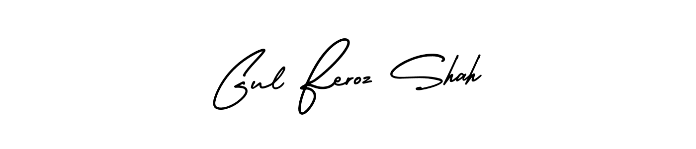 Similarly AmerikaSignatureDemo-Regular is the best handwritten signature design. Signature creator online .You can use it as an online autograph creator for name Gul Feroz Shah. Gul Feroz Shah signature style 3 images and pictures png