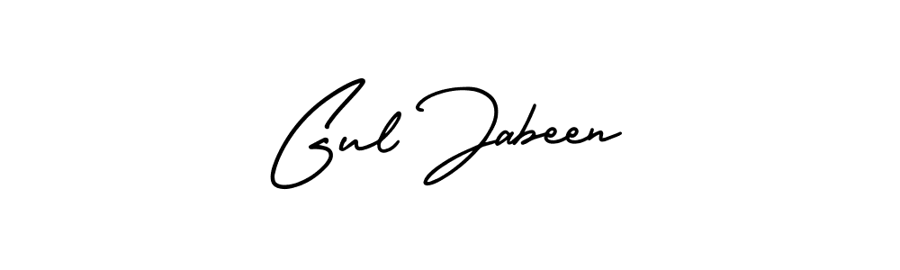 How to Draw Gul Jabeen signature style? AmerikaSignatureDemo-Regular is a latest design signature styles for name Gul Jabeen. Gul Jabeen signature style 3 images and pictures png