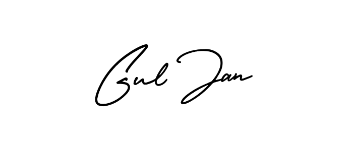 AmerikaSignatureDemo-Regular is a professional signature style that is perfect for those who want to add a touch of class to their signature. It is also a great choice for those who want to make their signature more unique. Get Gul Jan name to fancy signature for free. Gul Jan signature style 3 images and pictures png