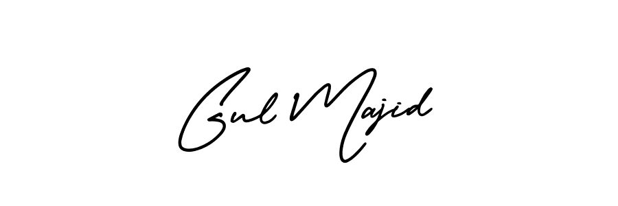 Make a beautiful signature design for name Gul Majid. With this signature (AmerikaSignatureDemo-Regular) style, you can create a handwritten signature for free. Gul Majid signature style 3 images and pictures png