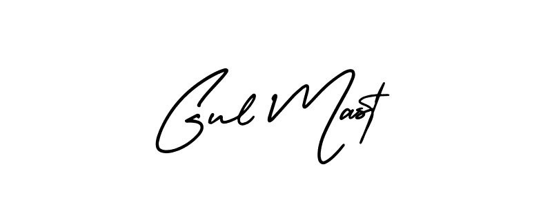 AmerikaSignatureDemo-Regular is a professional signature style that is perfect for those who want to add a touch of class to their signature. It is also a great choice for those who want to make their signature more unique. Get Gul Mast name to fancy signature for free. Gul Mast signature style 3 images and pictures png