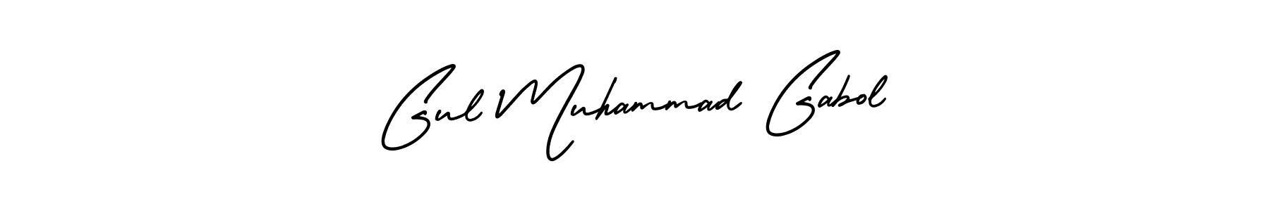 Use a signature maker to create a handwritten signature online. With this signature software, you can design (AmerikaSignatureDemo-Regular) your own signature for name Gul Muhammad Gabol. Gul Muhammad Gabol signature style 3 images and pictures png