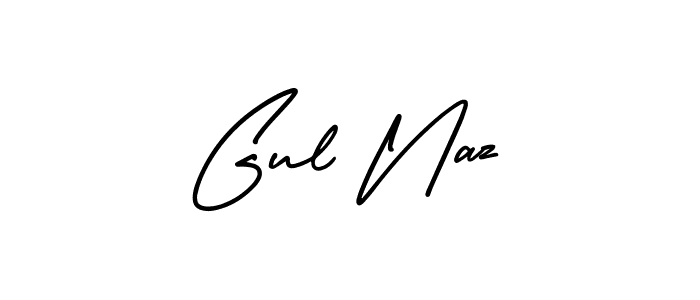 It looks lik you need a new signature style for name Gul Naz. Design unique handwritten (AmerikaSignatureDemo-Regular) signature with our free signature maker in just a few clicks. Gul Naz signature style 3 images and pictures png