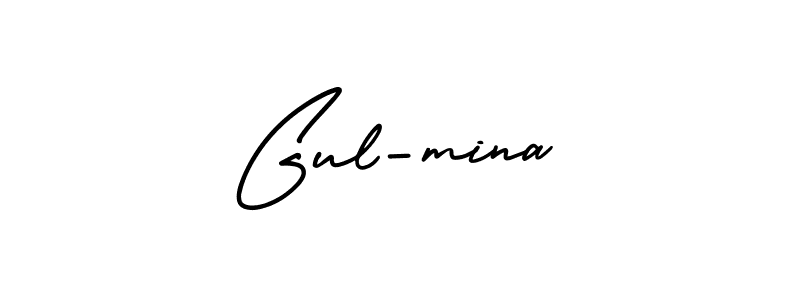 Similarly AmerikaSignatureDemo-Regular is the best handwritten signature design. Signature creator online .You can use it as an online autograph creator for name Gul-mina. Gul-mina signature style 3 images and pictures png