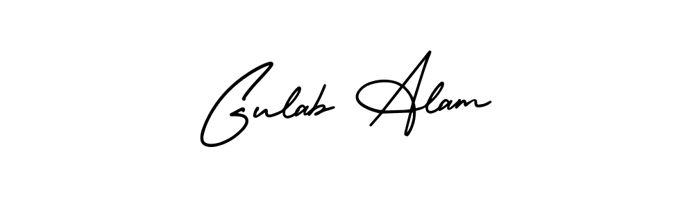 See photos of Gulab Alam official signature by Spectra . Check more albums & portfolios. Read reviews & check more about AmerikaSignatureDemo-Regular font. Gulab Alam signature style 3 images and pictures png